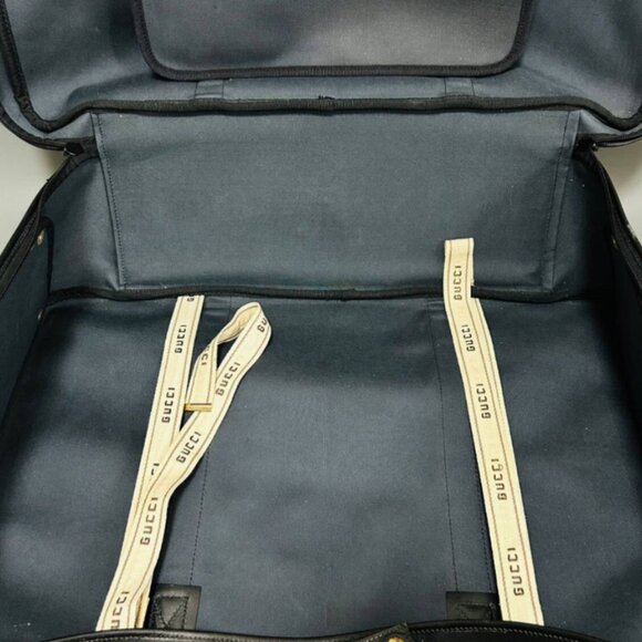 Gucci Micro GG Sherry Line Boston Bag PCV x Leather Large Capacity Unisex Model - Picture 8 of 10